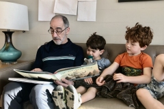 "GooGie" reading with Emmett and Luca