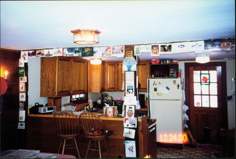 For years we tacked up cards on the beams of our old house