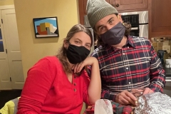Nicole and Austin, staying safe