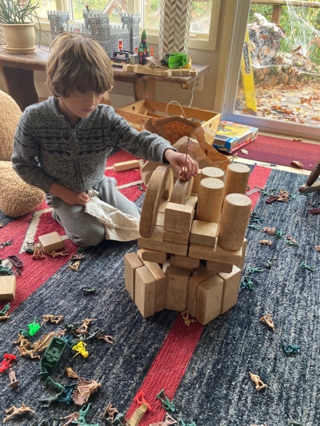 Jude, playing at home in Croton