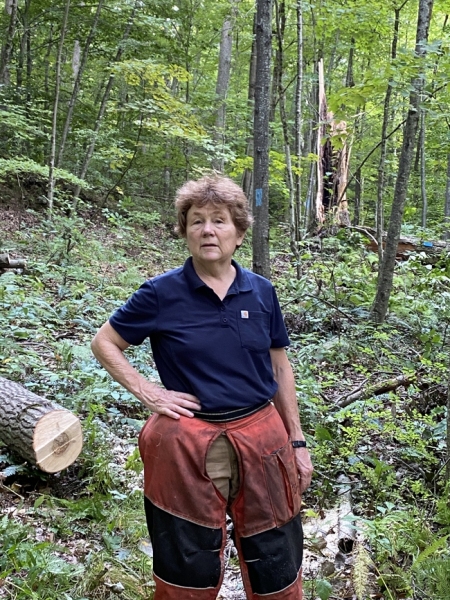 Just cleared a blow-down on Shepaug Crossing Trail