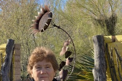 Jani, pictureed at Tohona Chul Park, a favorite stopping place in Tucson