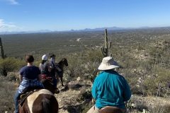 Following Jani down the trail, back to the ranch