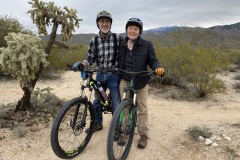 First-time mountain bikers