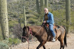 Riding to breakfast in the Rincon foothills was a great memory