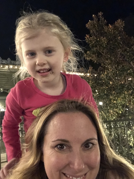 Maddie with her mom, Martha