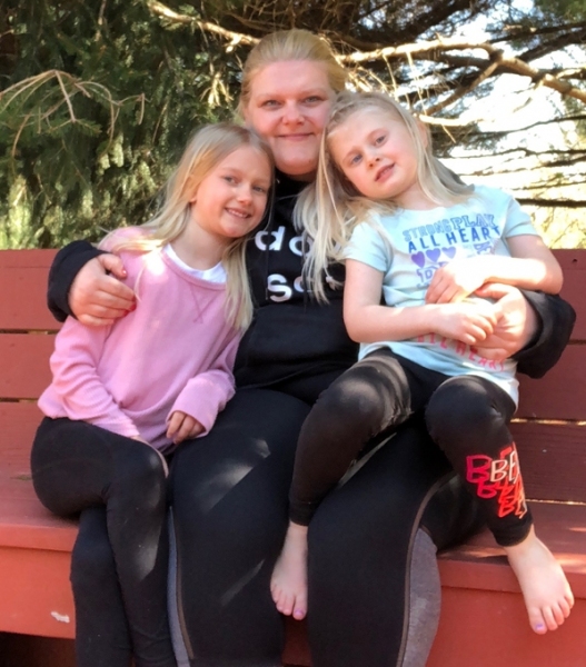 Aunt Jen, with the girls